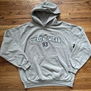 Sicko Sickowear Hoodie in Grey Size XL